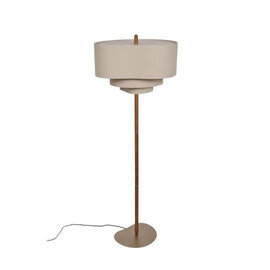 MARKET SET Floor Lamp Pebble Fabric 174cm