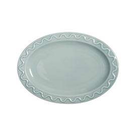 &KLEVERING Plate Mochi Light Blue Oval