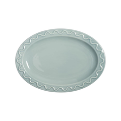 &KLEVERING Plate Mochi Light Blue Oval