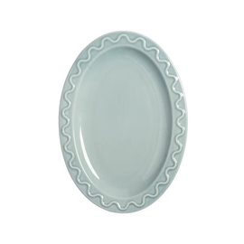 &KLEVERING Plate Mochi Light Blue Oval