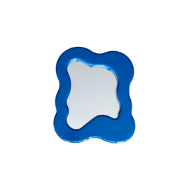 SALÓME HOLLANDERS Glazed Mirror Mini 47cm Deep Blue