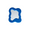 SALÓME HOLLANDERS Glazed Mirror Mini 47cm Deep Blue