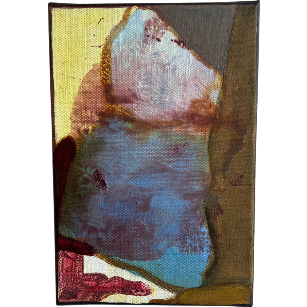 68 - Soffía Sæmundsdóttir, "Tilbrigði tjáningar", Olía á striga, 25x30cm, 2025.