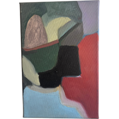 71 - Soffía Sæmundsdóttir, "Tilbrigði vorsins", Olía á striga, 25x30cm, 2025.