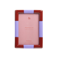 &KLEVERING Photo frame Rift Burgundy 18cm