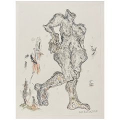 64 - Melkorka Katrín Korkimon, "Gróss Girls II", Grafít - olíupastell og bývax á pappír, 87x67cm, 2025.