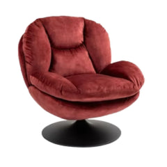 ZAGO Swivel Armchair Topi Fabric