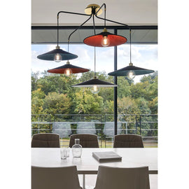MARKET SET Suspension Light Gatsby 5 Lights Velvet