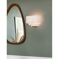MARKET SET Wall Light Pebble Fabric 25cm
