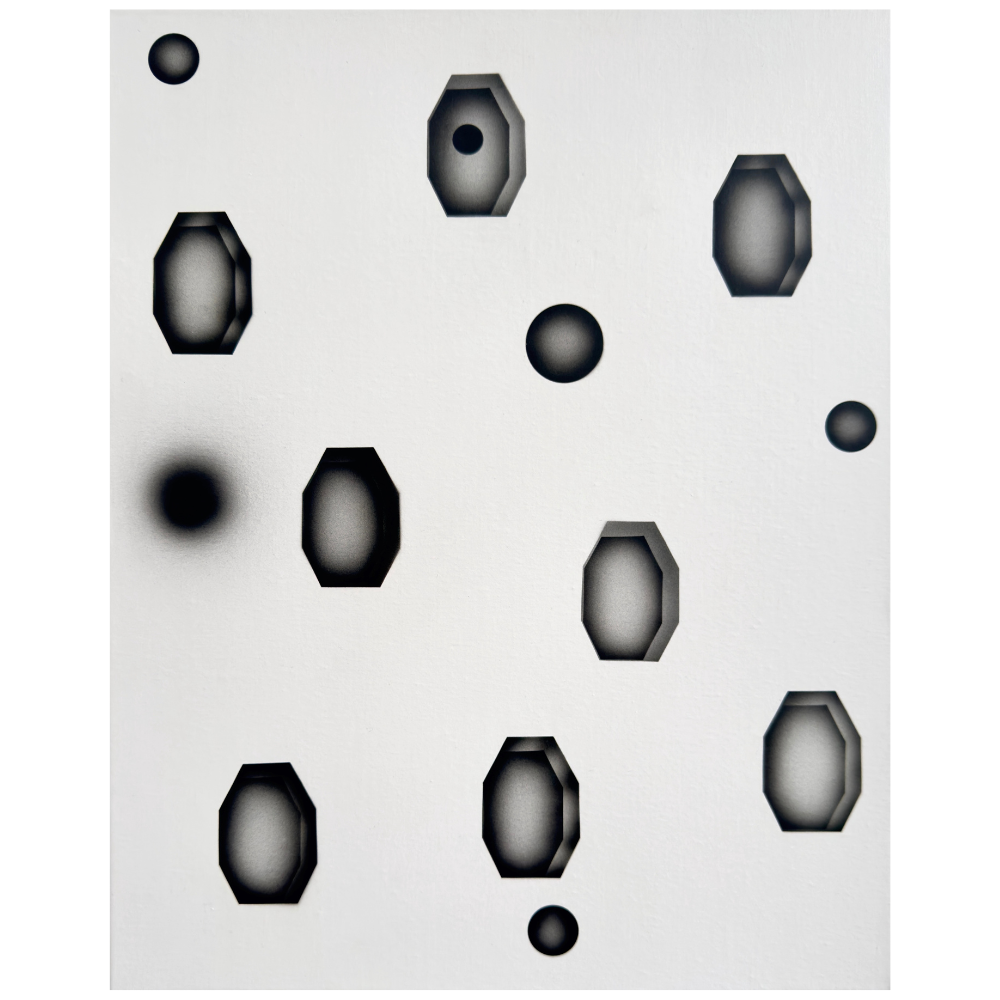 49 - Kristinn Már Pálmason, "Formanent B", 50x40cm, 2025.