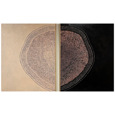 35 - Helga Sigríður Valdemarsdóttir, "Völva", Olía á striga, 100x160cm, 2025.