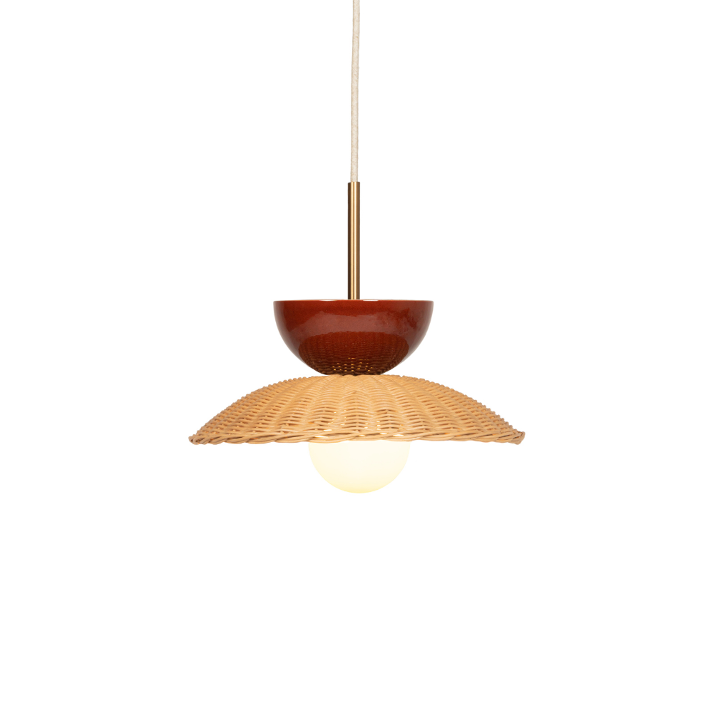 VINCENT SHEPPARD Rattan Shade Suspension Light Arvin 34cm