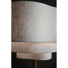 MARKET SET Floor Lamp Pebble Fabric 174cm