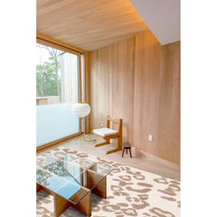 AFK LIVING Rug Leopard Pattern Beige