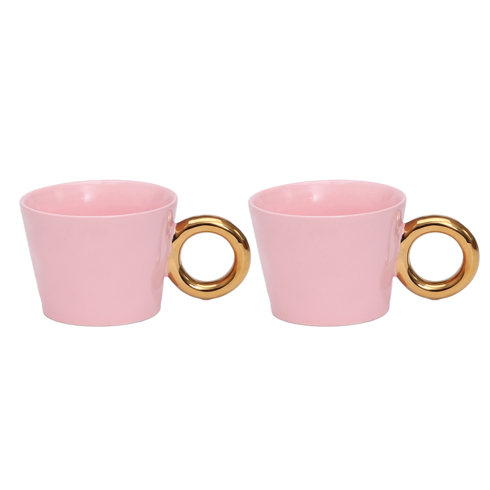 OPJET PARIS Set Of 2 Cups Mornings Hugs 10cm