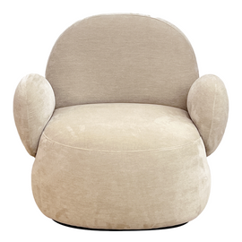 OPJET PARIS Armchair Retroplush Trip Swivel 70cm