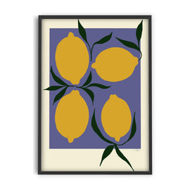 PSTR STUDIO Art Print Anna Mörner - Lemon Blue