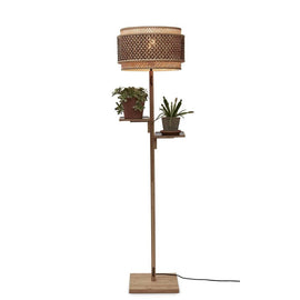 GOOD&MOJO Floor Lamp Bhutan Shelves
