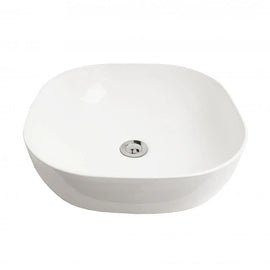 FURNIFIED Washbasin Alexis V Round Porcelain
