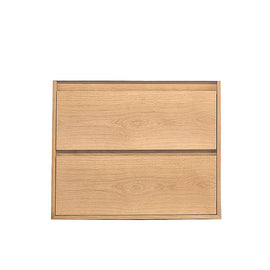 FURNIFIED Bathroom Cabinet Ann Wood 80cm