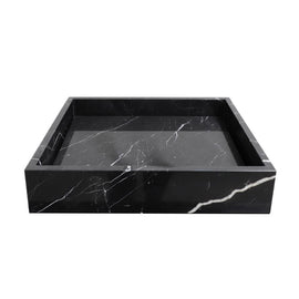 FURNIFIED Washbasin George Black Marble