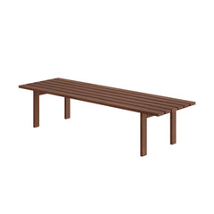 FURNIFIED Coffee Table Melanie Wooden