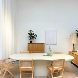 FURNIFIED Dining Table Amir Stoneskin 261cm