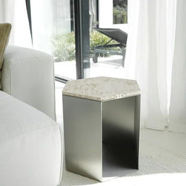 FURNIFIED Coffee Table Hexagon 46cm