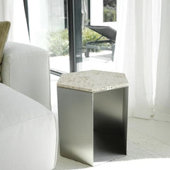 FURNIFIED Coffee Table Hexagon 46cm
