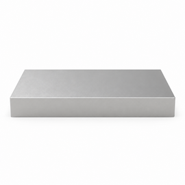 FURNIFIED Coffee Table Sienna Stainless Steel 120x60cm