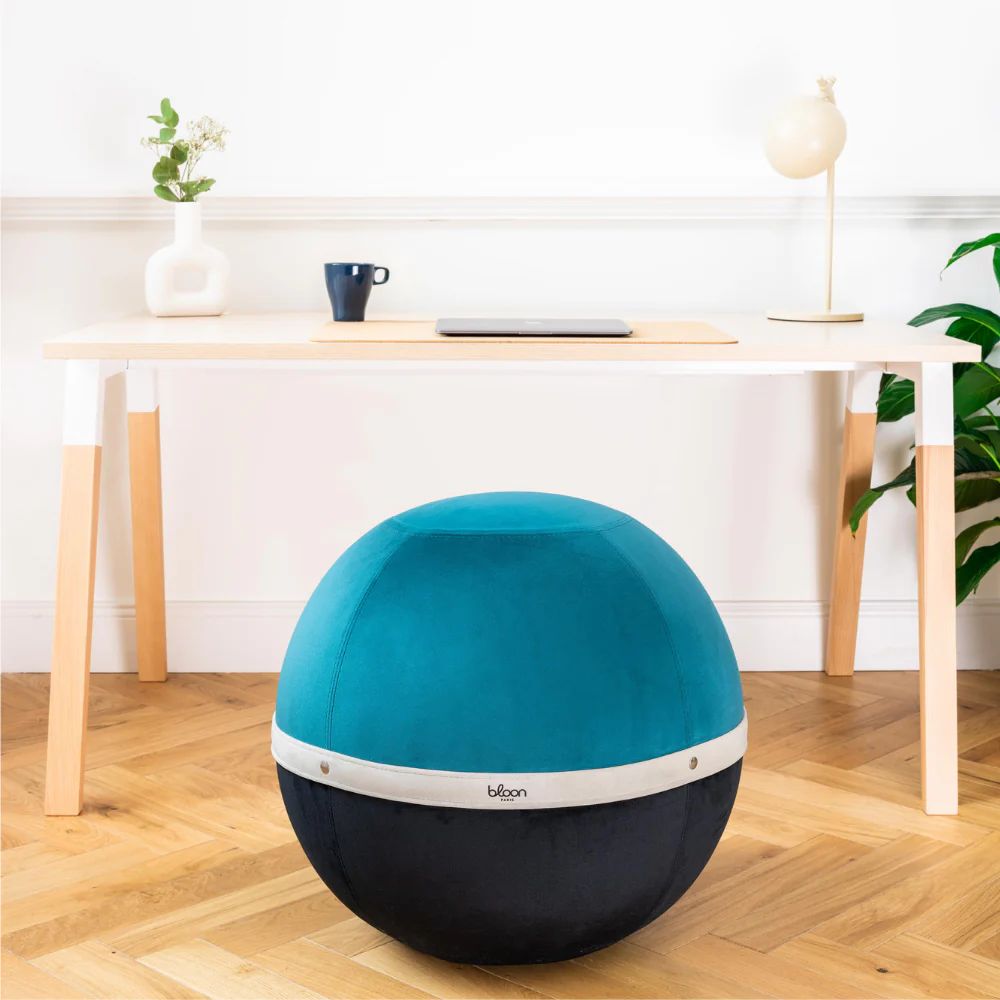 BLOON PARIS Inflated Seating Ball Elixir Sapphire Blue ...