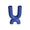 OPJET PARIS Candle Holder 2-Branch Ceramic Blue