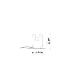 FERROLUCE Table Lamp Batucada 20cm