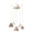 FERROLUCE Suspension 5-Lights Berimbau Mix Set 4 16cm