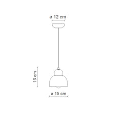 FERROLUCE Suspension Light Berimbau 16cm