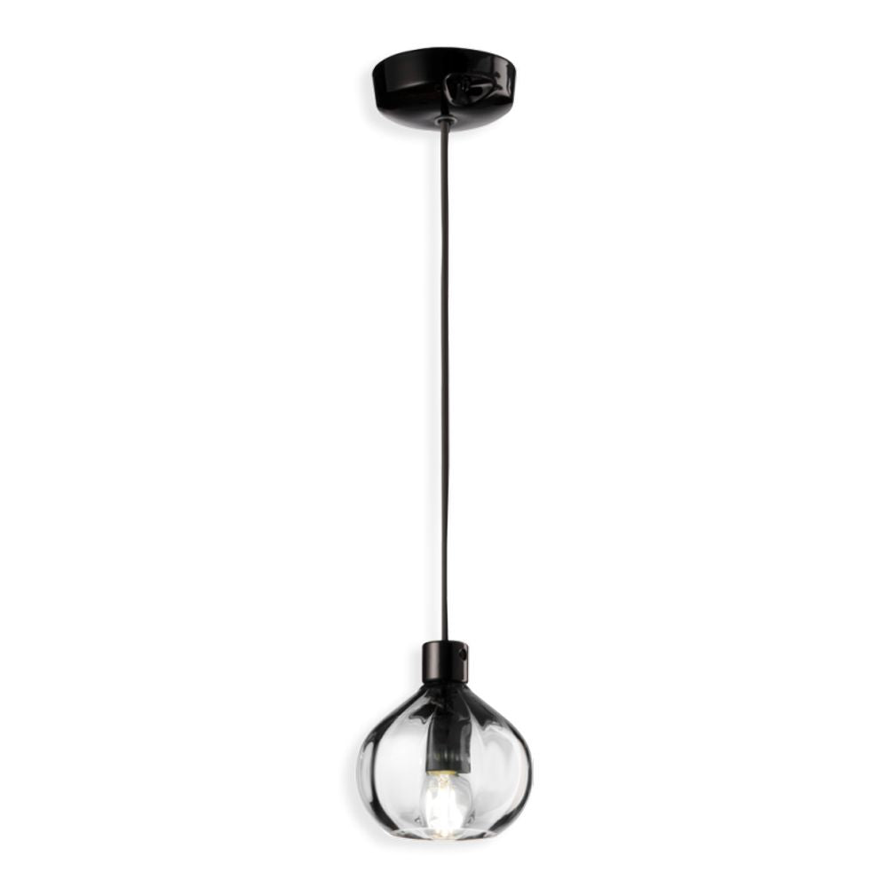 FERROLUCE Suspension Light Afoxé Vetro 14cm