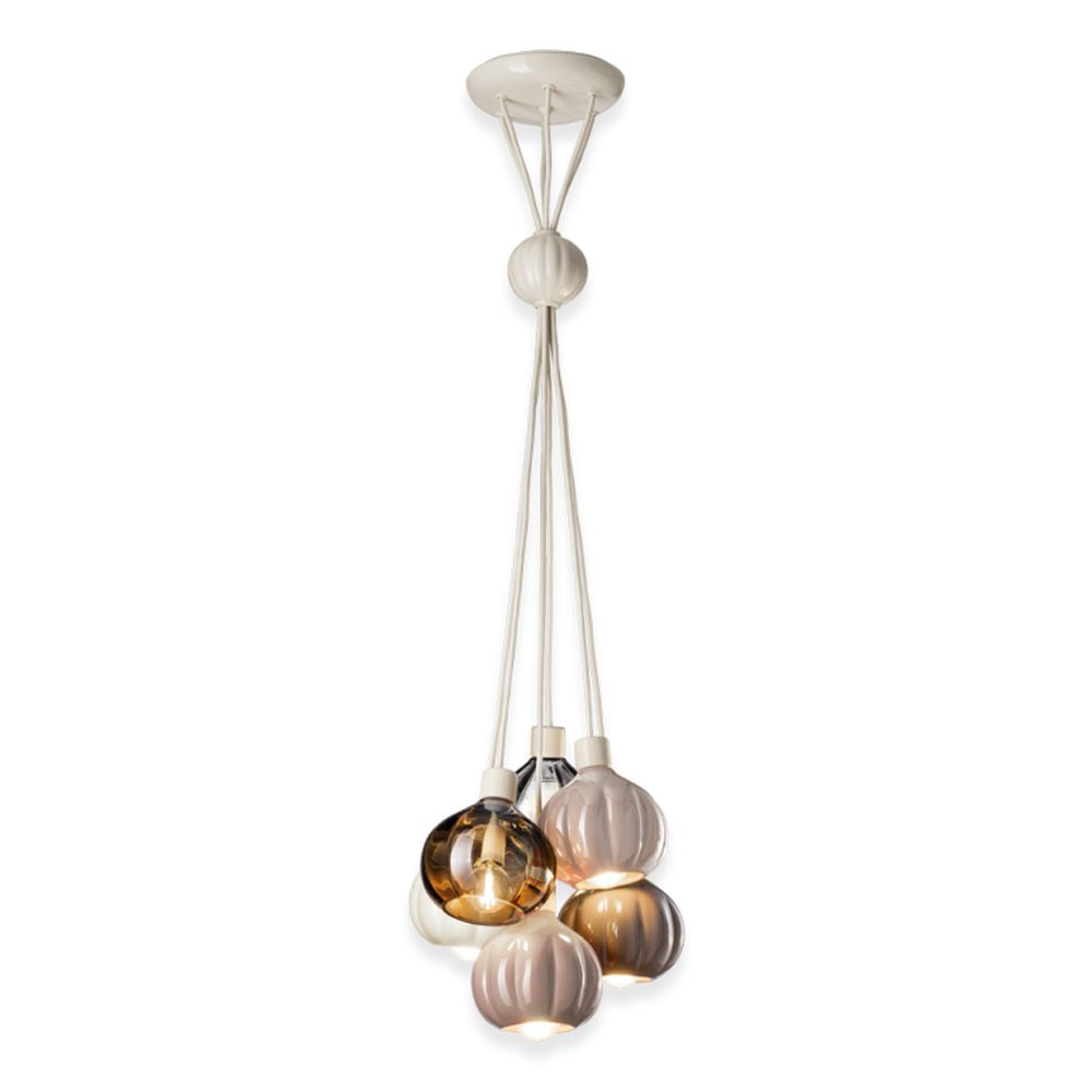FERROLUCE Suspension 6-Lights Afoxé Mix Set 2 14cm