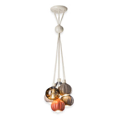 FERROLUCE Suspension 6-Lights Afoxé Mix Set 3 14cm