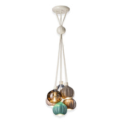 FERROLUCE Suspension 6-Lights Afoxé Mix Set 5 14cm