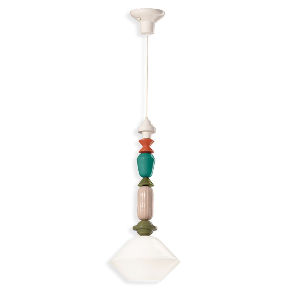 FERROLUCE Suspension Light Lariat Vetro 70cm