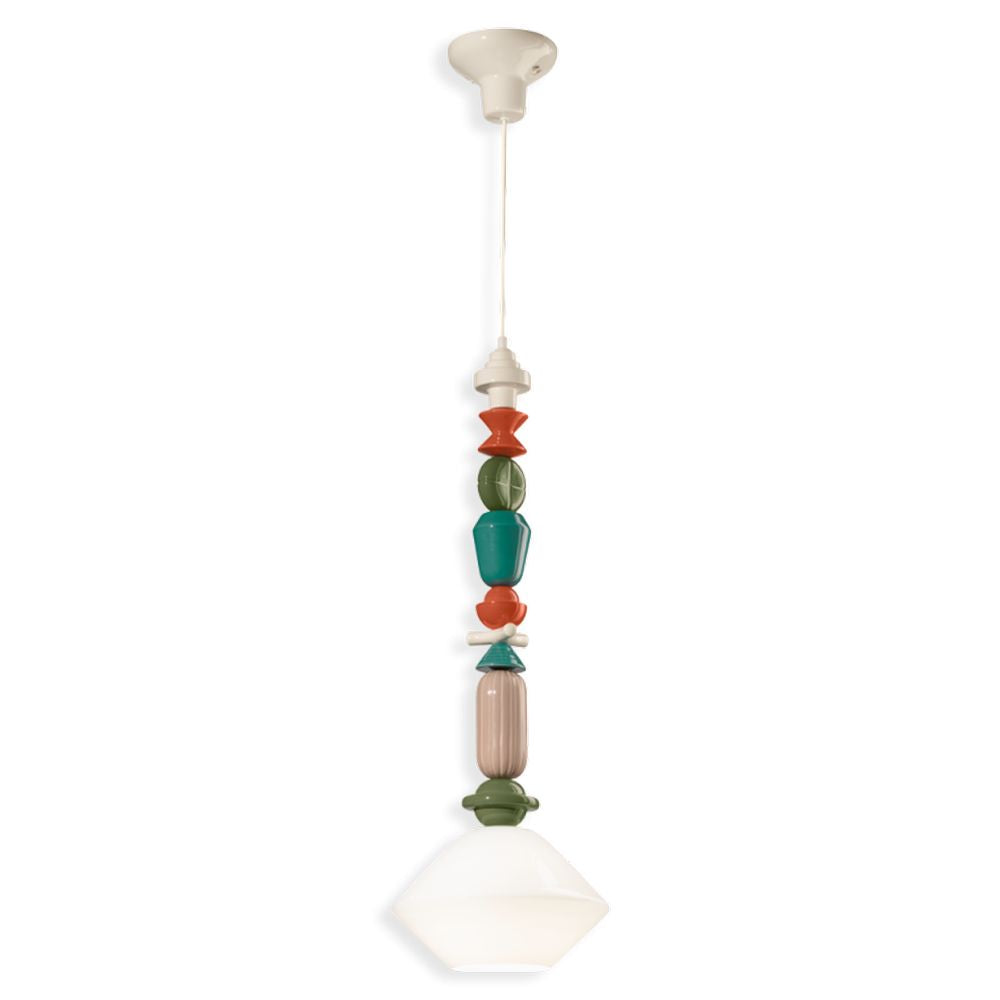 FERROLUCE Suspension Light Lariat Vetro 87cm