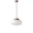 FERROLUCE Suspension Light Maracana White Glass 37cm