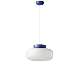 FERROLUCE Suspension Light Maracana White Glass 37cm