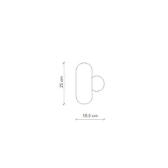 FERROLUCE Wall Light Bumbum 25cm