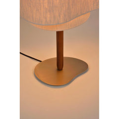 MARKET SET Table Lamp Pebble Fabric 60cm