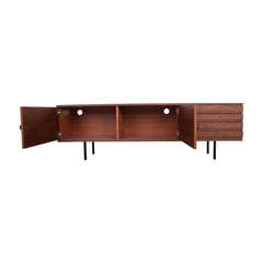 FURNIFIED TV Sideboard Calvin Walnut 165cm