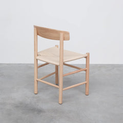 FURNIFIED Dining Chair Gien Natural Rope Natural Oak