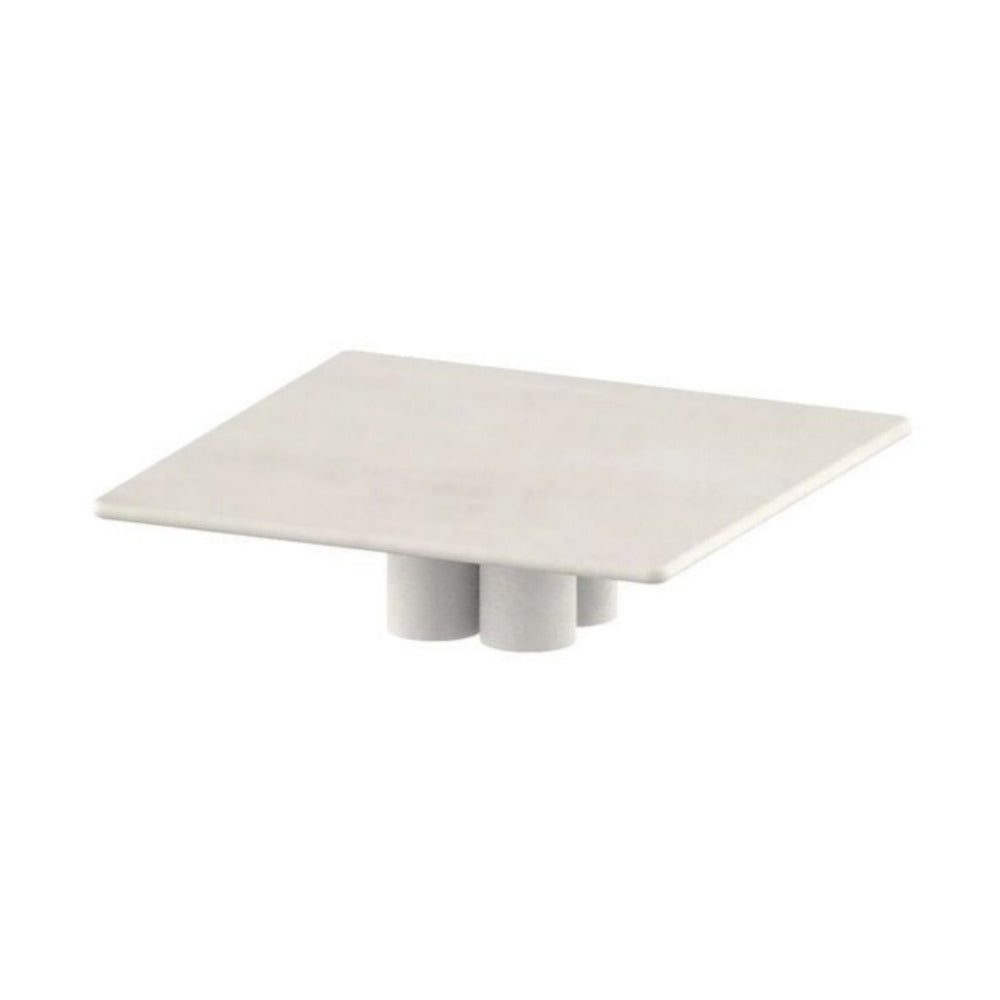 FURNIFIED Coffee Table Toulouse Square Microskin 130cm