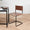 FURNIFIED Chair Swing Camel Leather