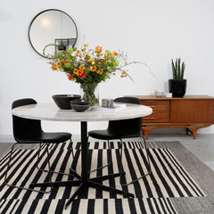 FURNIFIED Chair Cedric Black Leather
